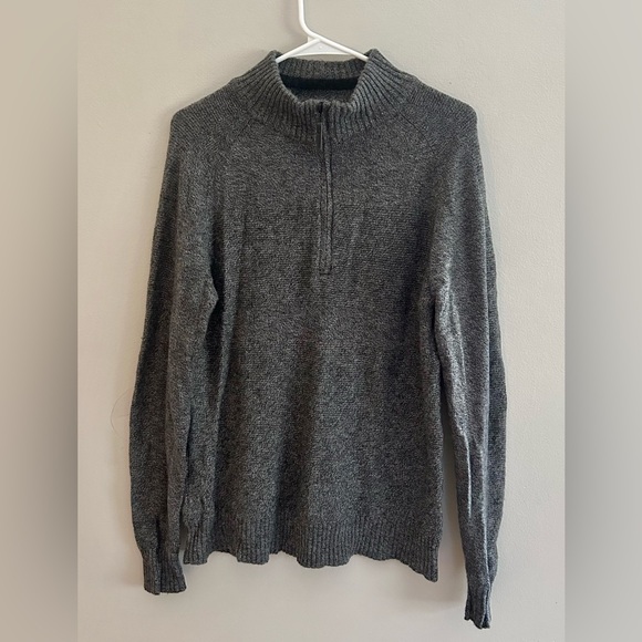 Smartwool Men's Sparwood Half Zip Merino Wool Sweater Gray Heather | Size S - Picture 2 of 9